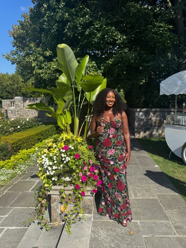 Customer photo review of La Dolce Vita Dress by Mac Duggal - RENTAL