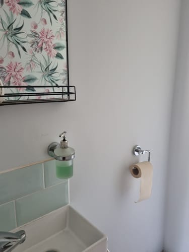 Customer photo review of Unbleached Bamboo Toilet Paper