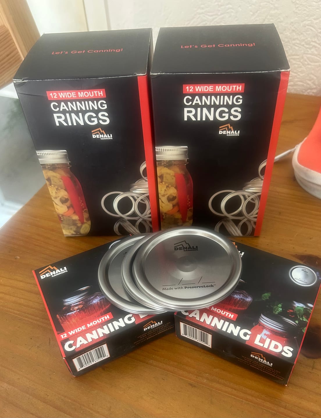 Customer photo review of Wide, (5) Dozen Lids, (2) Dozen Rings