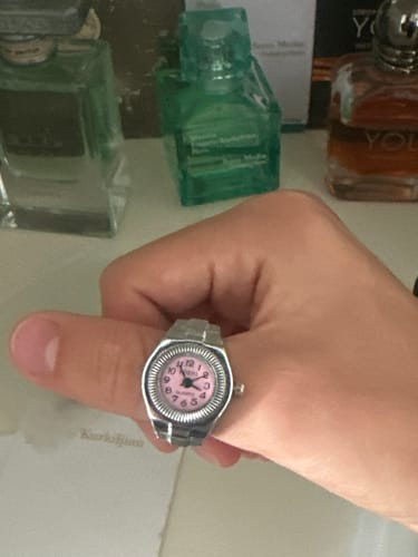 Customer photo review of MILANO RING | SILVER PINK