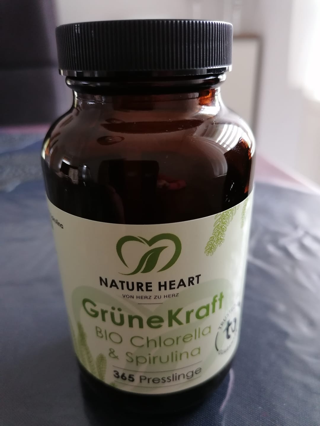 Customer photo review of Grüne Kraft - Bio Chlorella & Spirulina