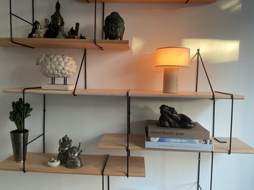 Customer photo review of Auríe Portable Lamp | Travertin & Hør | 25 cm