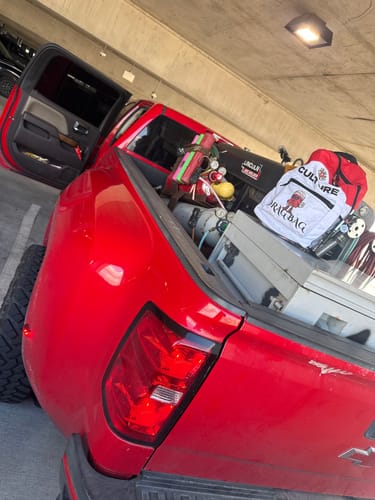 Customer photo review of WC Addiction Drag bag (White )