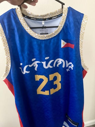 Customer photo review of Philippines Heritage Custom Basketball Jersey