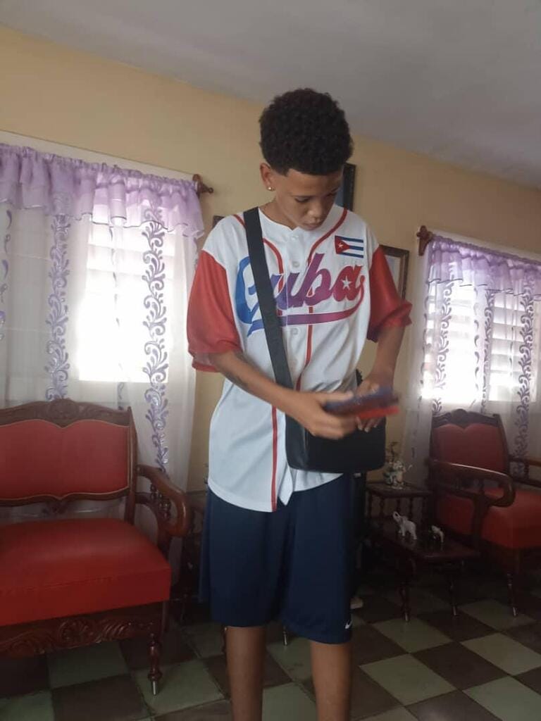 Customer photo review of Cuba Heritage Custom Baseball Jersey