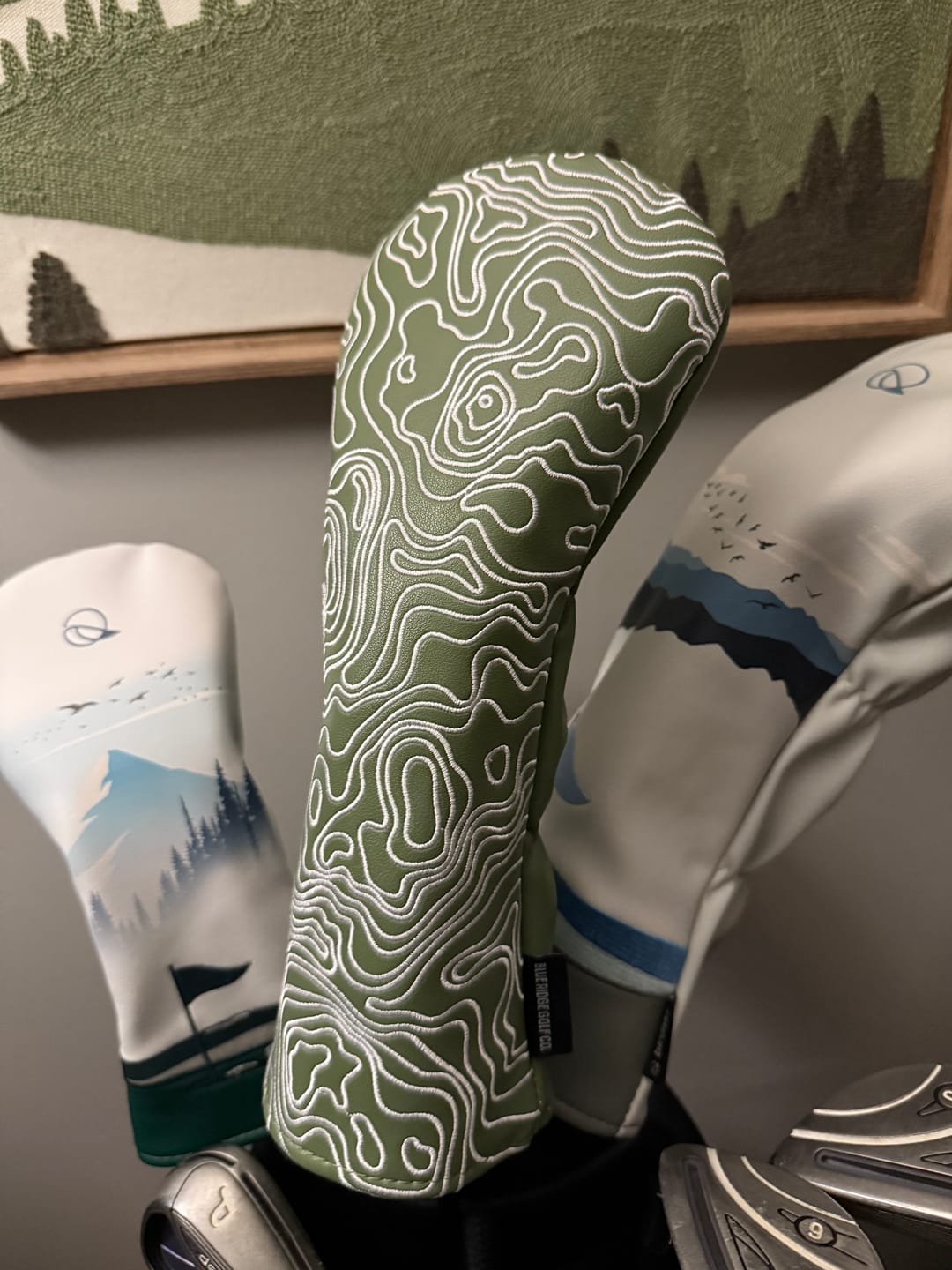 Customer photo review of Topographic Edition - Fairway Green / Embroidered Pure White