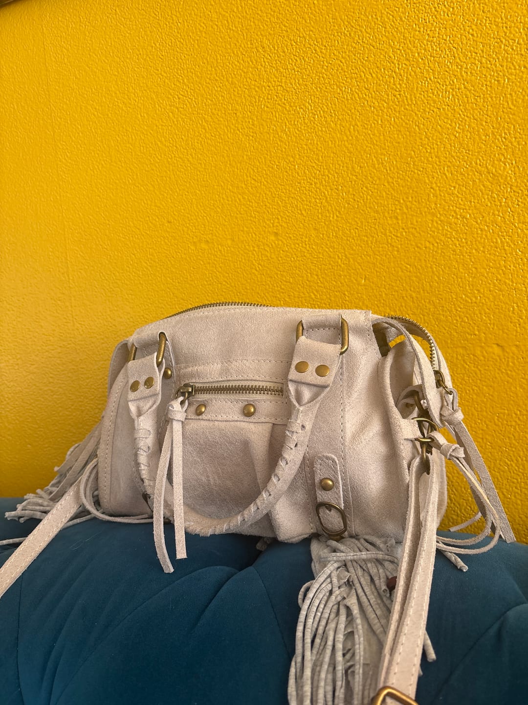 Customer photo review of Mini it girl bag off white