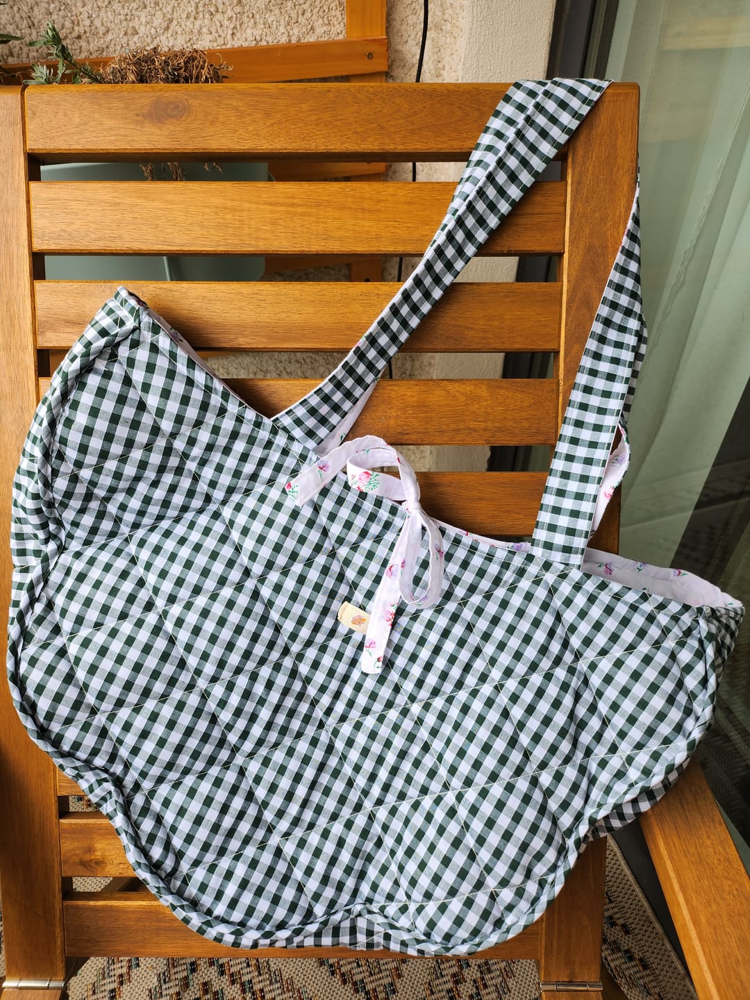 Customer photo review of 1/4 inch Gingham Polycotton Fabric