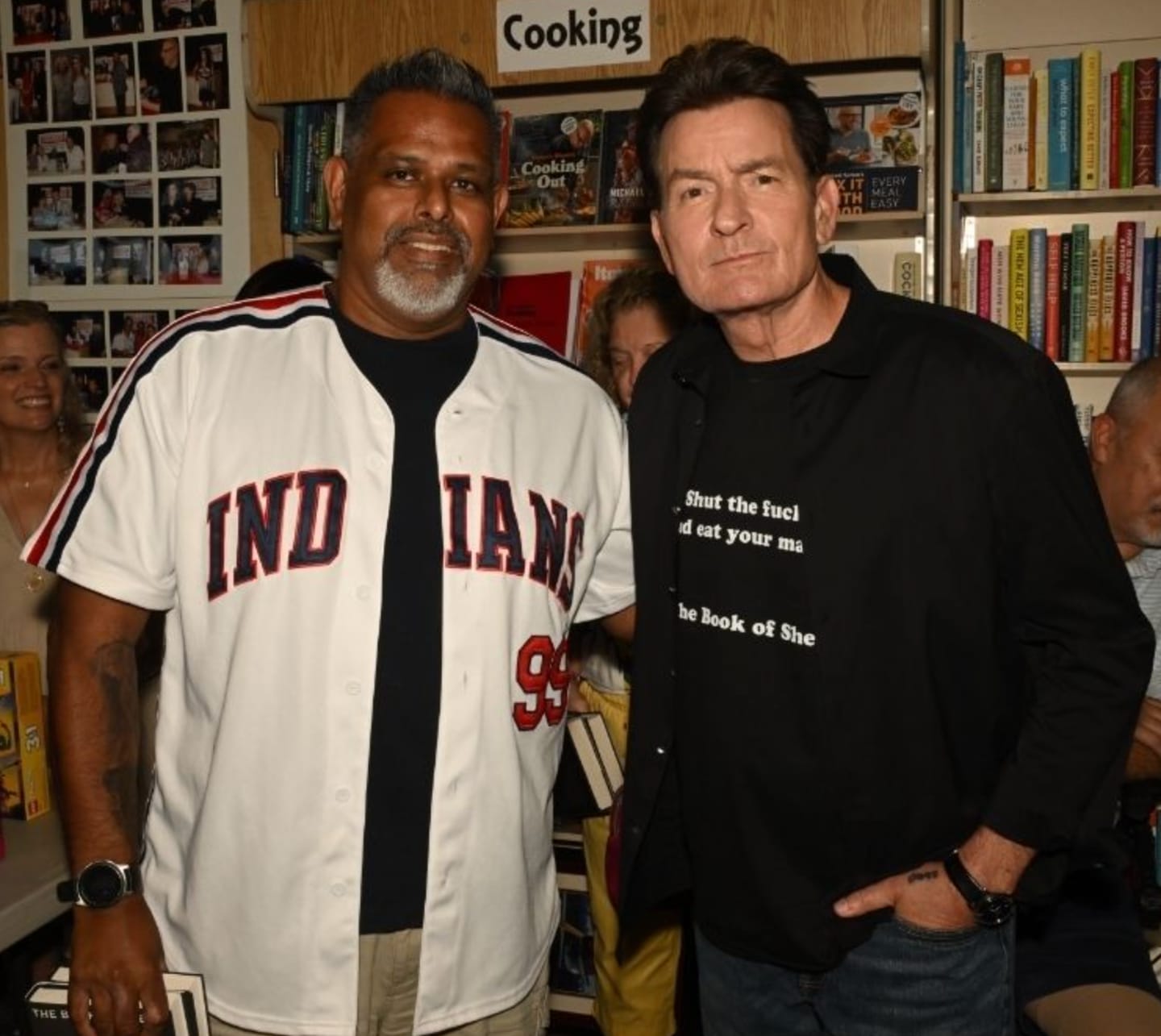 Customer photo review of Ricky Vaughn Wild Thing Indians Baseball Jersey