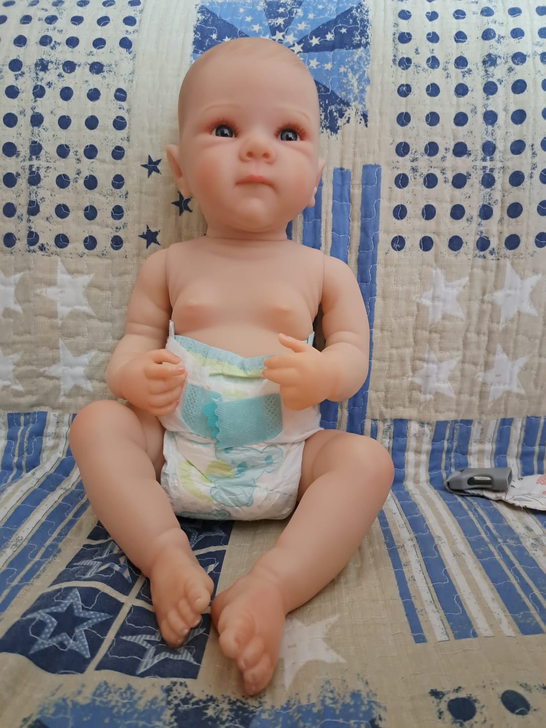 Customer photo review of Bambola reborn full silicone vinile altamente realistica - BETTIE