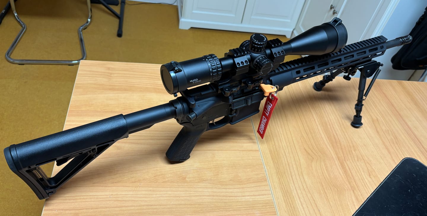 Customer photo review of Hugo 6-24x50SFP Riflescope (SCOL-31)