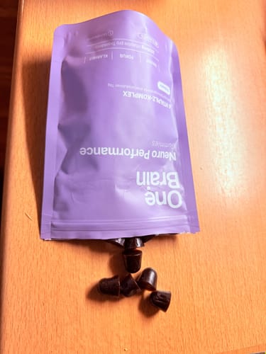 Customer photo review of OneBrain Vitalpilz Gummies