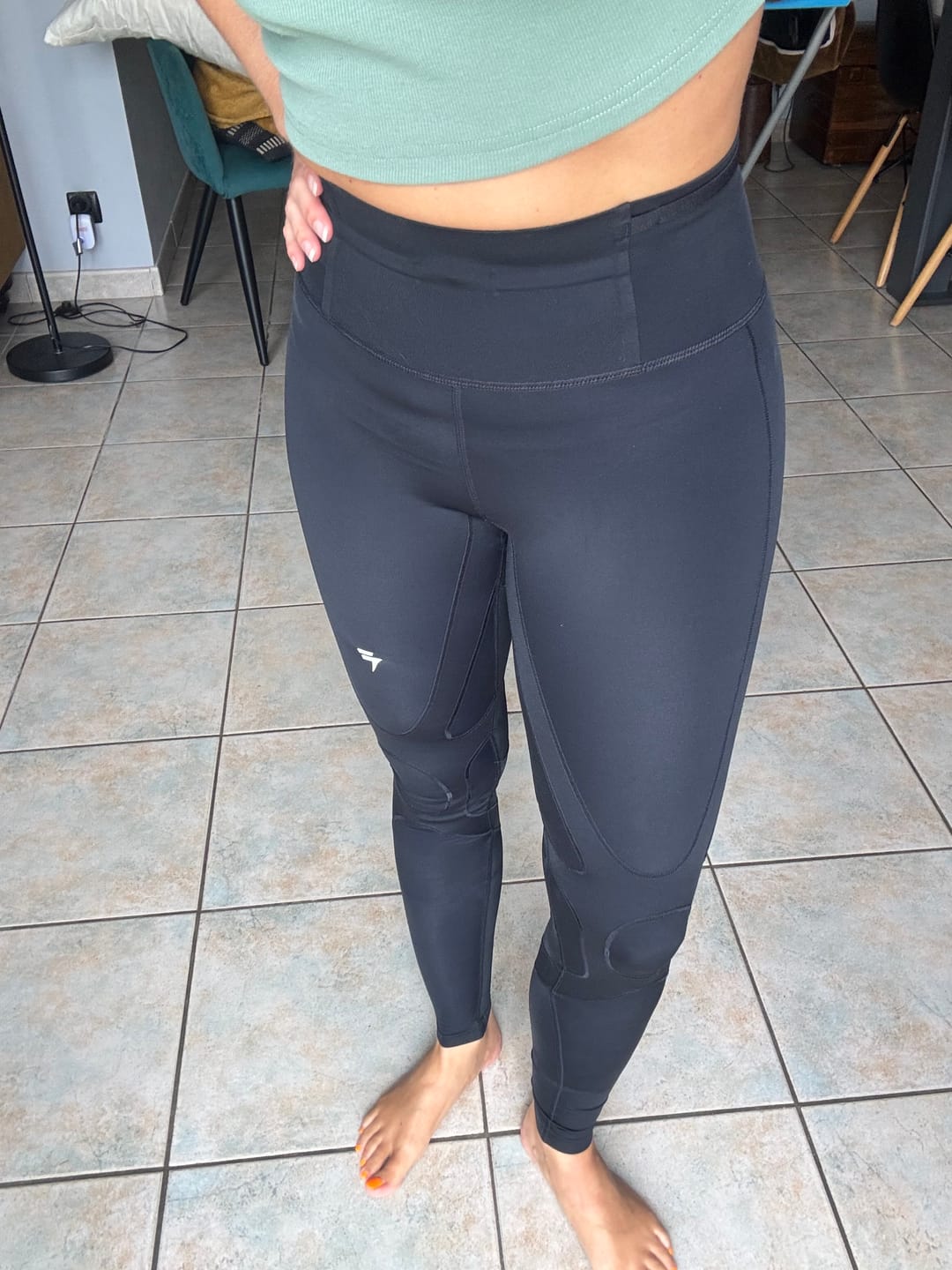 Customer photo review of Legging de Compression avec Maintien et Ceinture