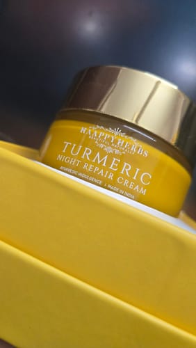 Customer photo review of Turmeric Night Repair Cream