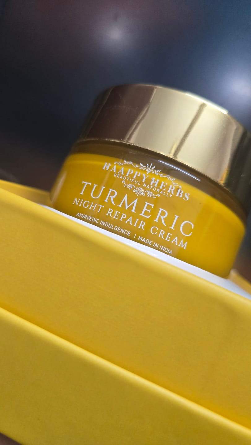 Customer photo review of Turmeric Night Repair Cream