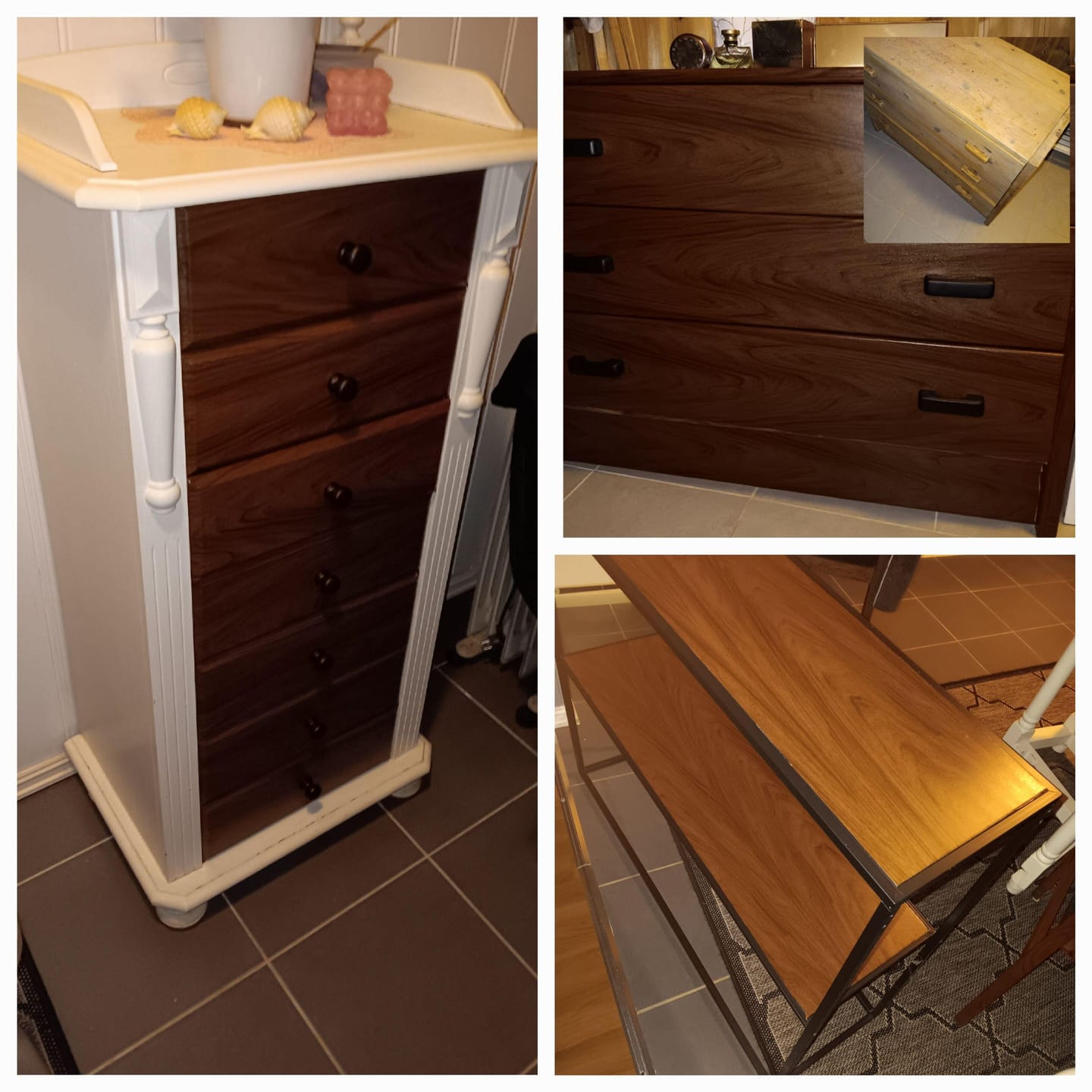 Customer photo review of Walnut Deep kontaktplast
