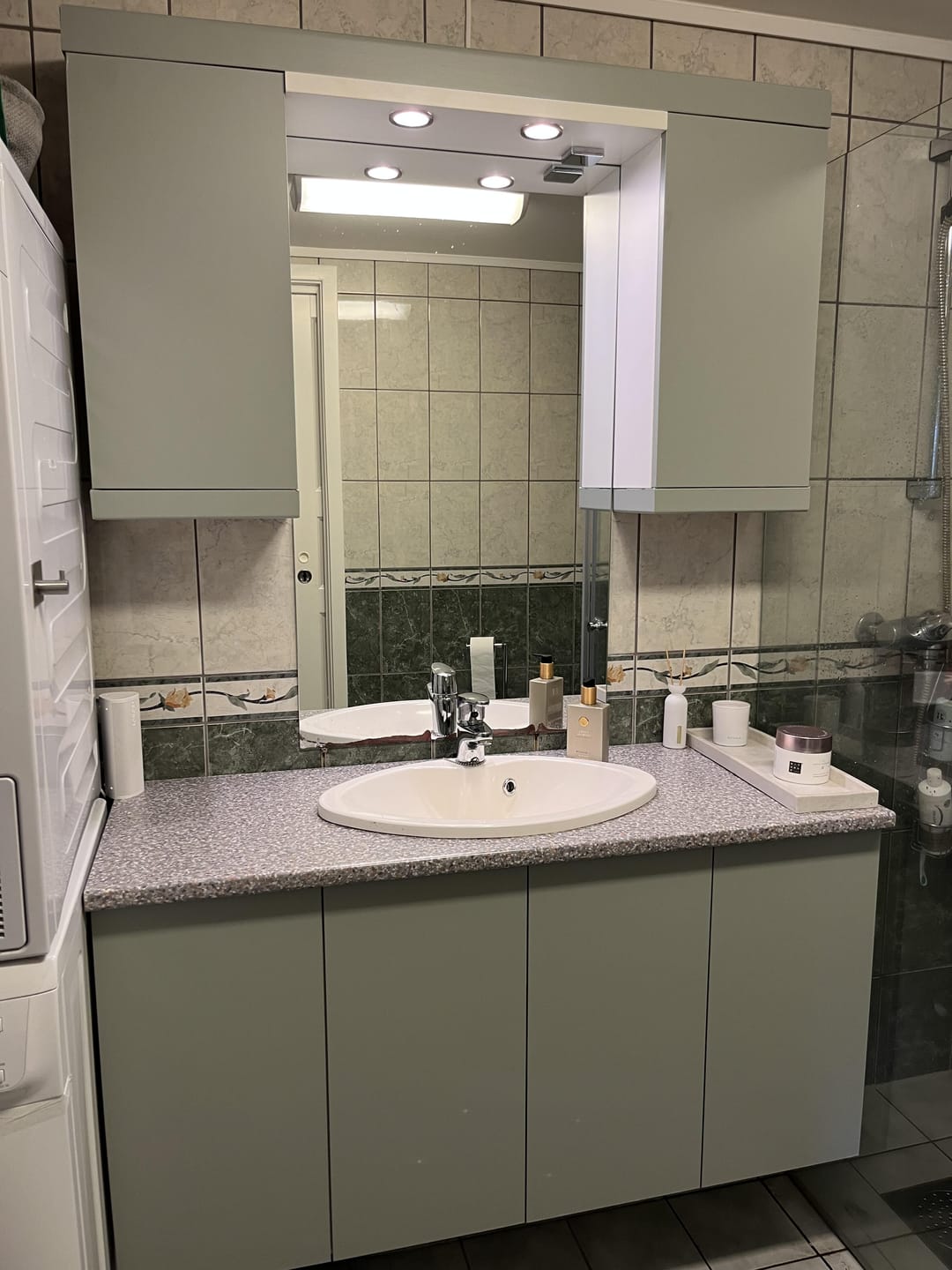 Customer photo review of Uni matt sage green kontaktplast