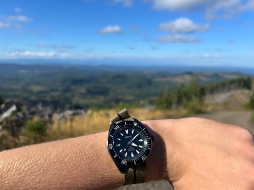 Customer photo review of Five Eye Nylon Watch Strap - Stripe