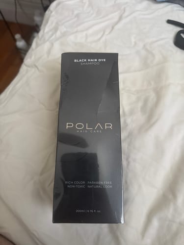 Customer photo review of Instant Dye Shampoo