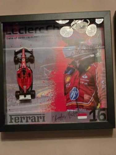 Customer photo review of Charles Leclerc #16 Ferarri