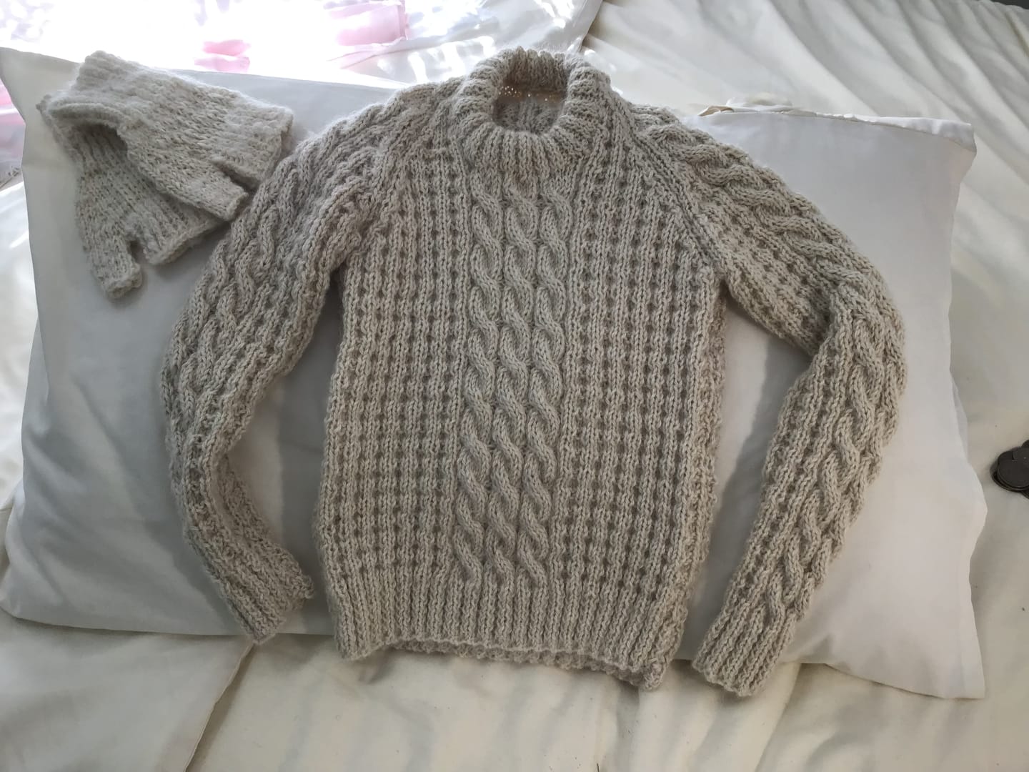 Customer photo review of Alpaca 8 ply - Heirloom