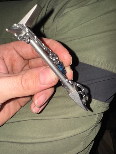 Customer photo review of 4" Ti Hooligan Forced Entry Tool - Titanium 🔥 In Stock! 🔥