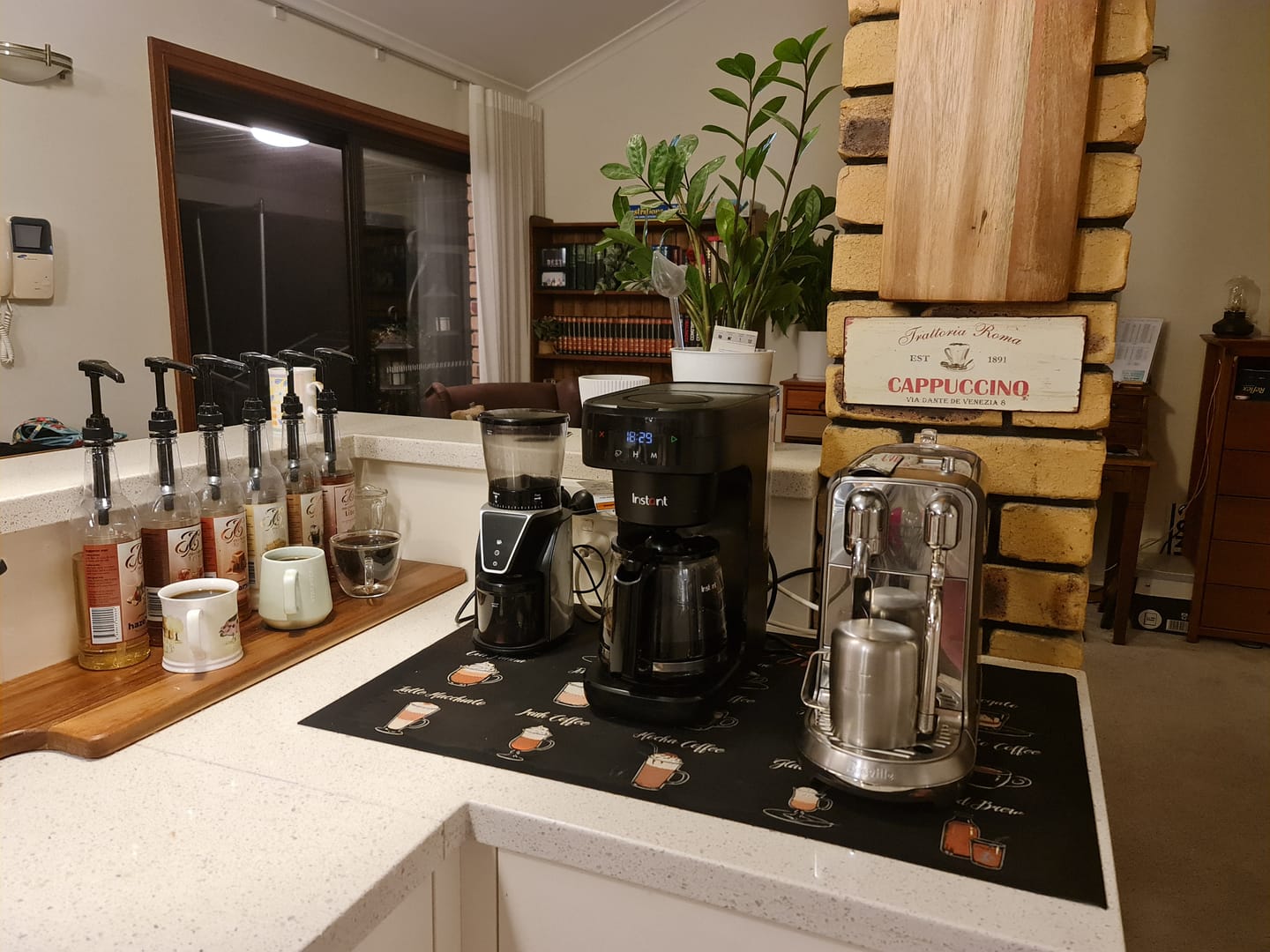 Customer photo review of Hazelnut Coffee Syrup