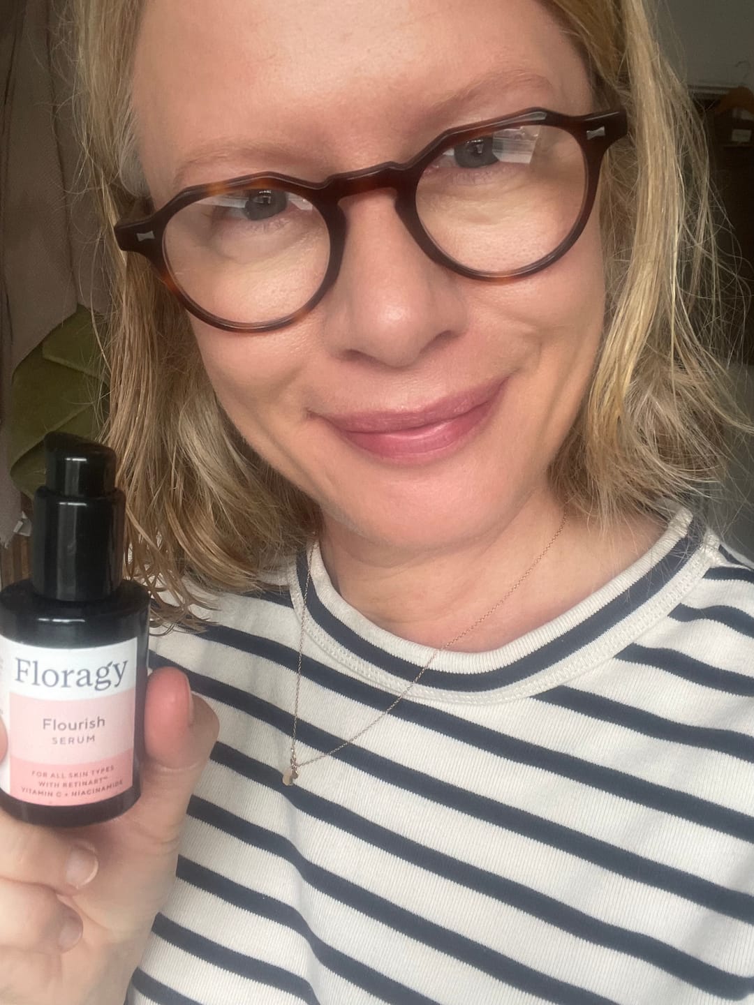 Customer photo review of Flourish Serum