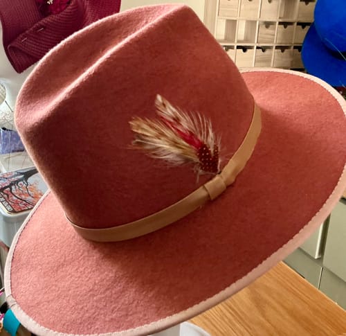 Customer photo review of Wool Felt Flare Capeline For Hats 28cm HF029
