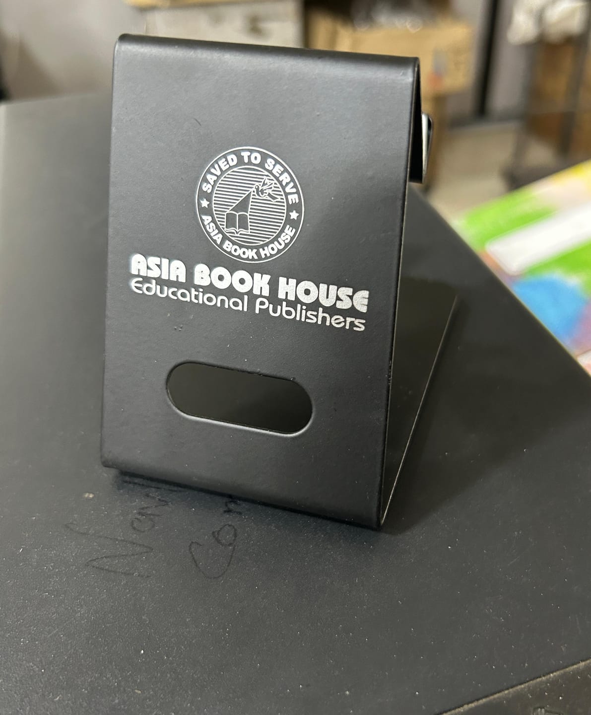 Customer photo review of Premium Mobile Stand | Best for Corporate Gifting | PrintMine.in