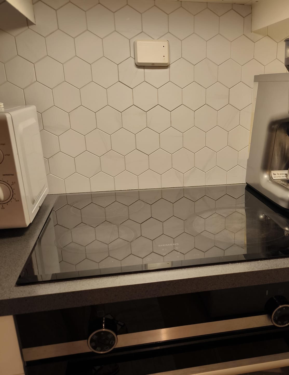 Customer photo review of Stein hexagon marmor veggfliser