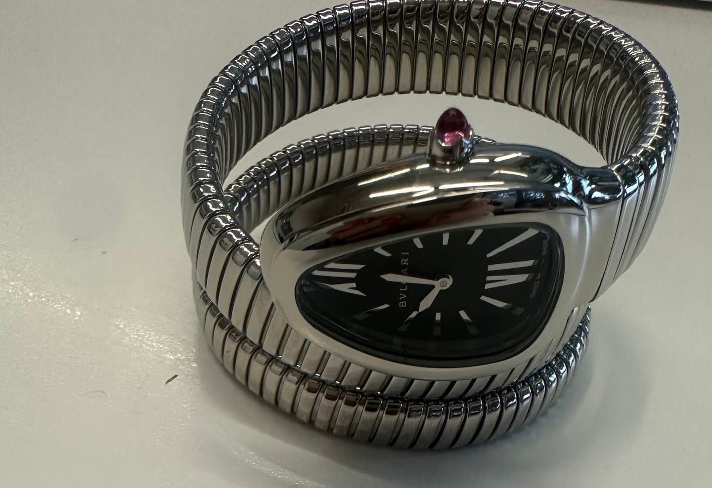 Customer photo review of serpenti tubogas 35mm stainless steel double spiral