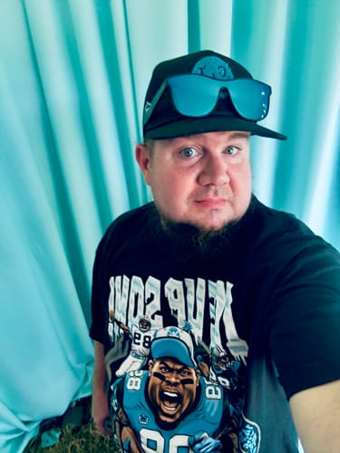 Customer photo review of Steve Smith Sr. x Glory Days Apparel Icons "Ice Up Son" T-Shirt