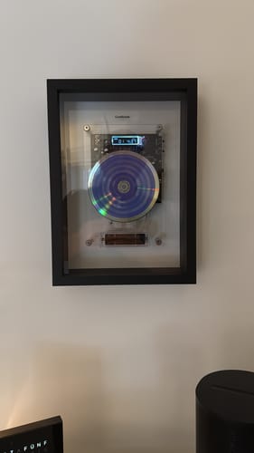 Customer photo review of M1 Music Frame CD Player