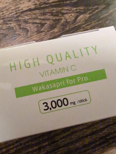 Customer photo review of 高濃度ビタミンC 3,000mg -Wakasapri for Pro.