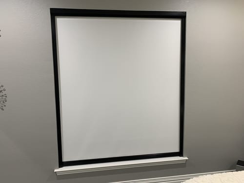 Customer photo review of Non-Drill Blackout Shades
