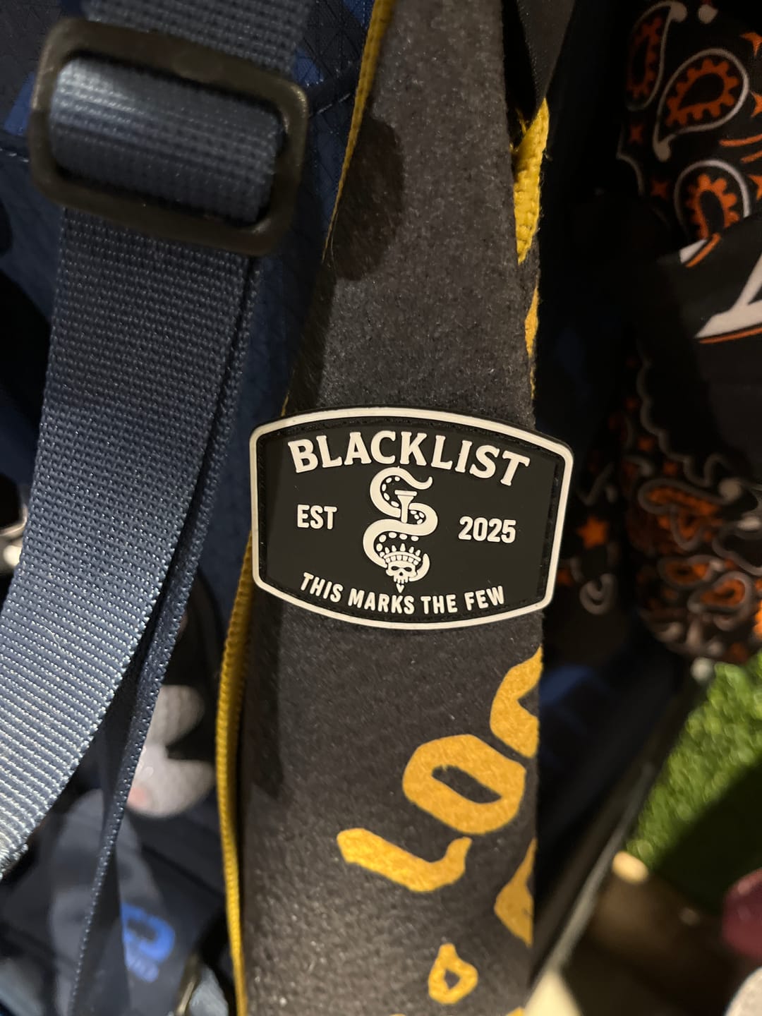 Customer photo review of 💀 SEAL OF THE FEW - BLACKLIST PATCH