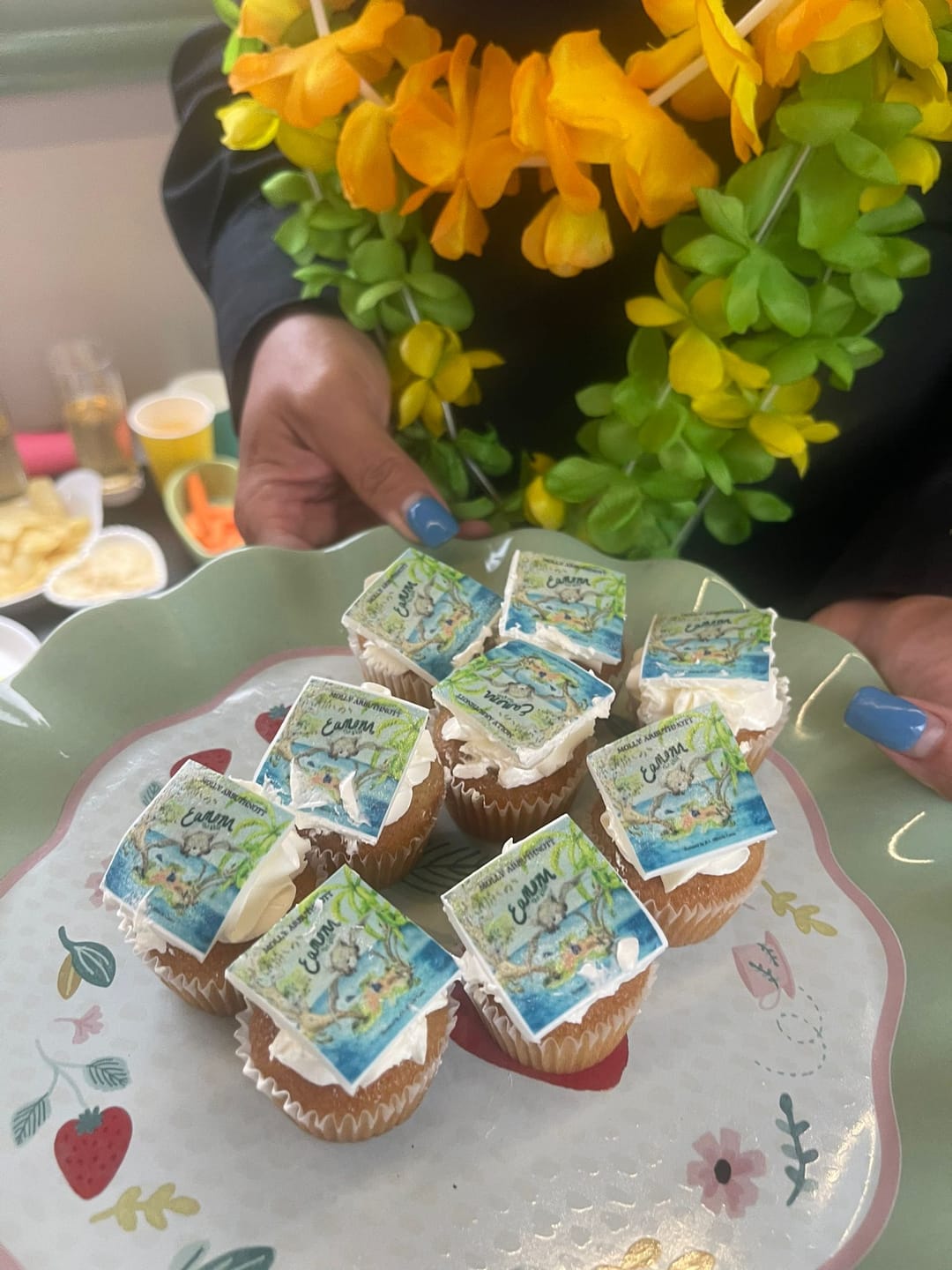 Customer photo review of Corporate Cupcakes with Logos