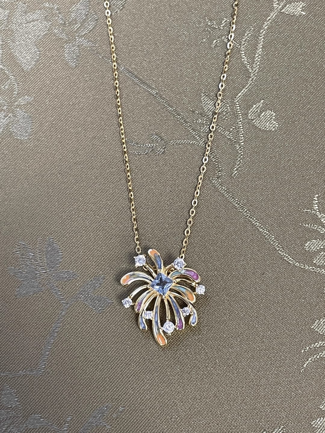 Customer photo review of Celestial Fireworks Necklace