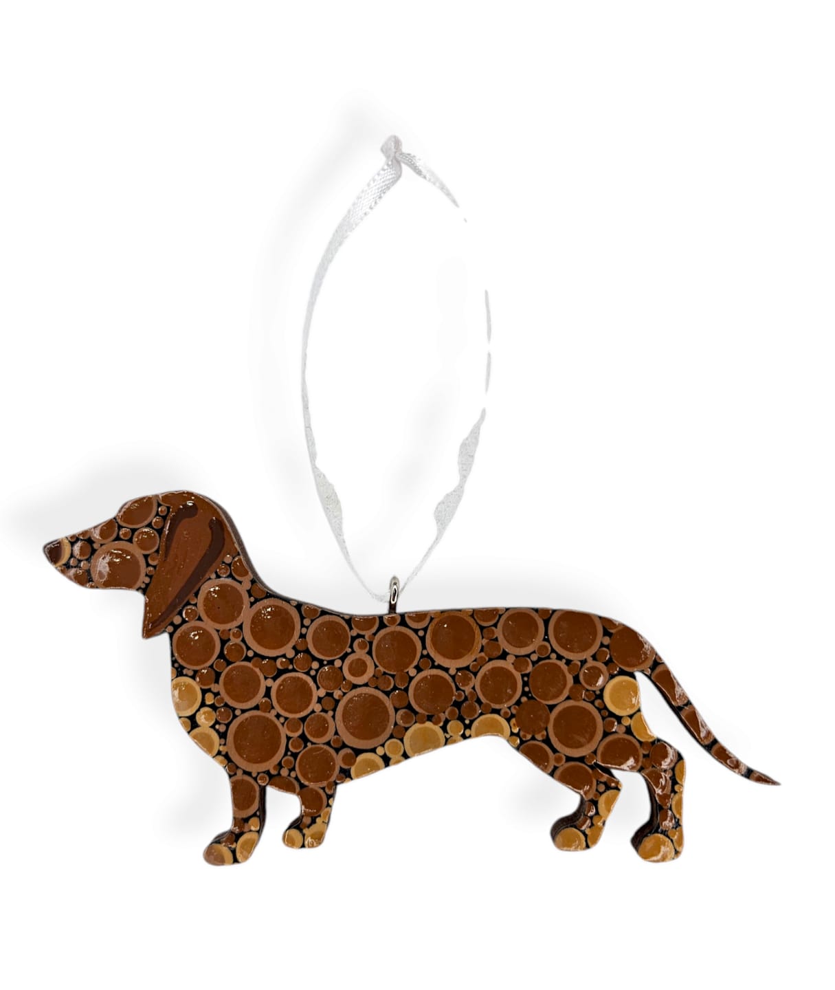 Customer photo review of Unfinished Wood Dachshund Dog Shape - Animal - Pet - Craft - up to 46" DIY