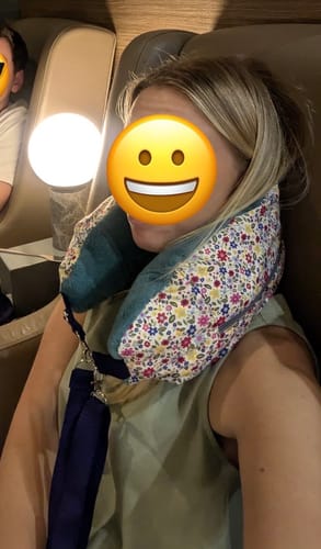Customer photo review of Stuff-it Travel Pillow Pattern