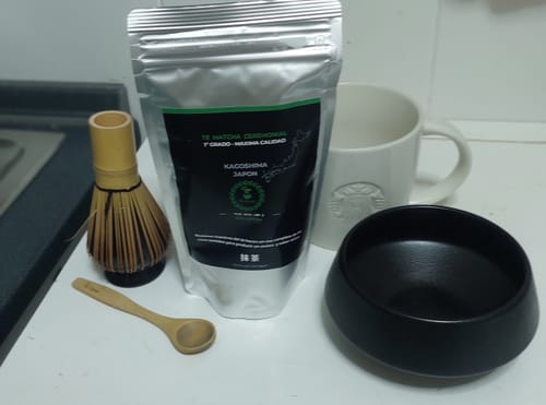 Customer photo review of Té Matcha Ceremonial 1er Grado - Máxima calidad (para 1-3 meses)
