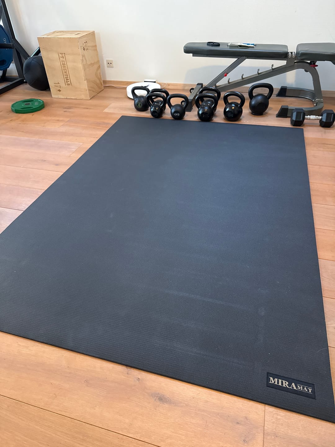 Customer photo review of Miramat® Mega - 214cm x 153cm - Very Large Exercise Mat - In Stock