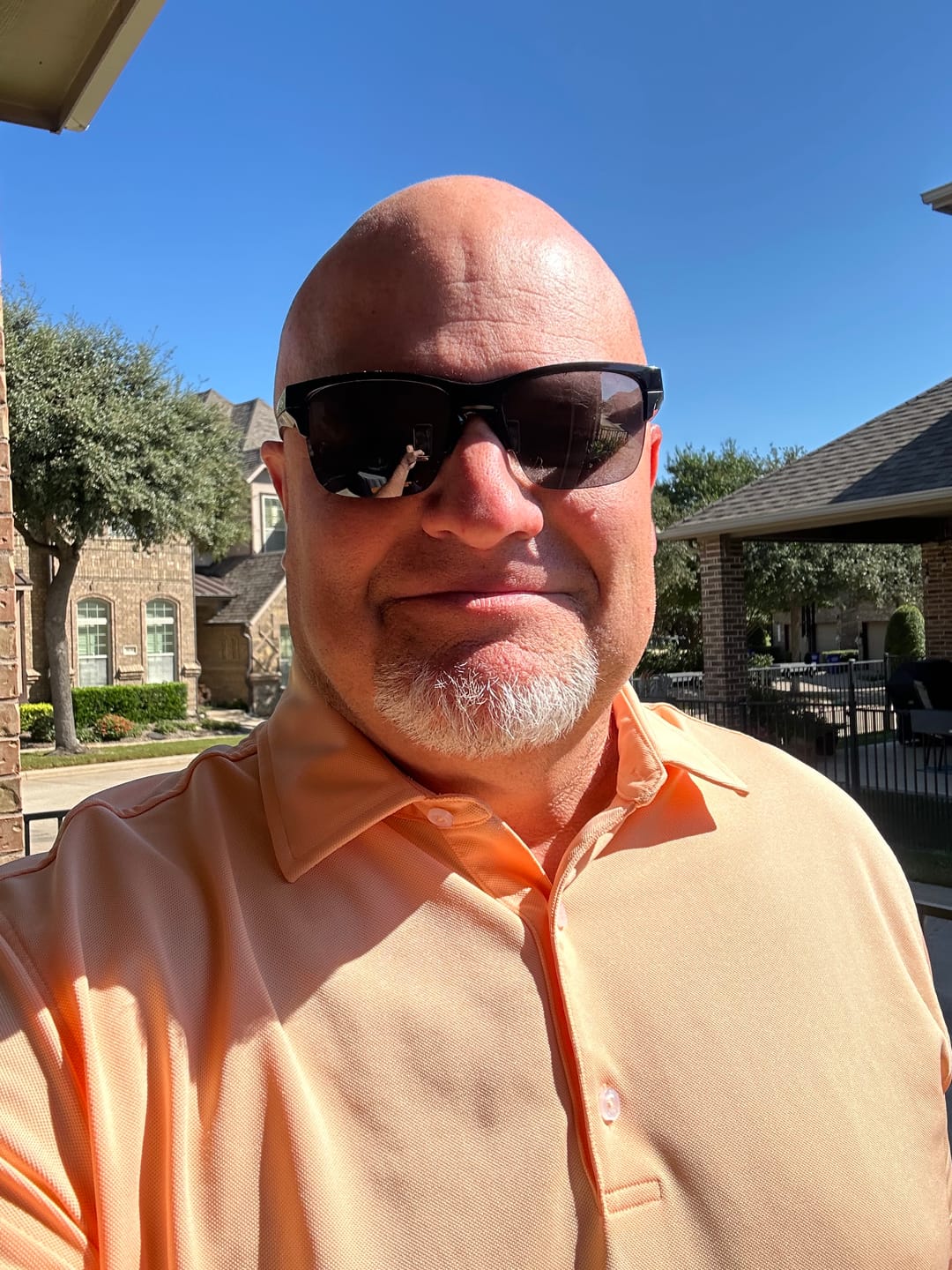 Customer photo review of Pique Stretch Polo
