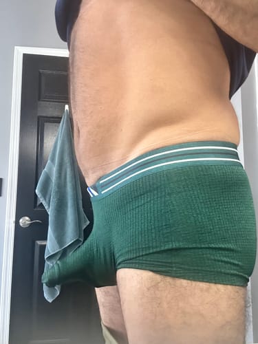 Customer photo review of 2 Pack Separated Pouch Comfy Mens Boxer Briefs