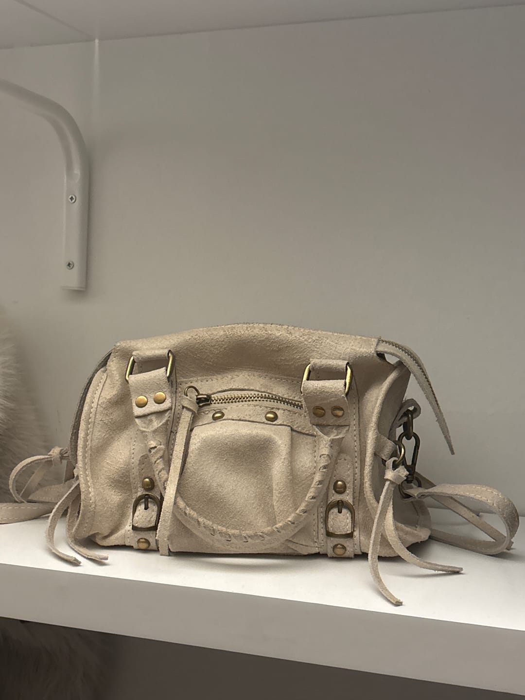 Customer photo review of Mini it girl bag off white