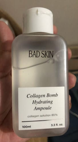 Customer photo review of Bad Skin™ Korean Collagen Bomb Hydrating Ampoule