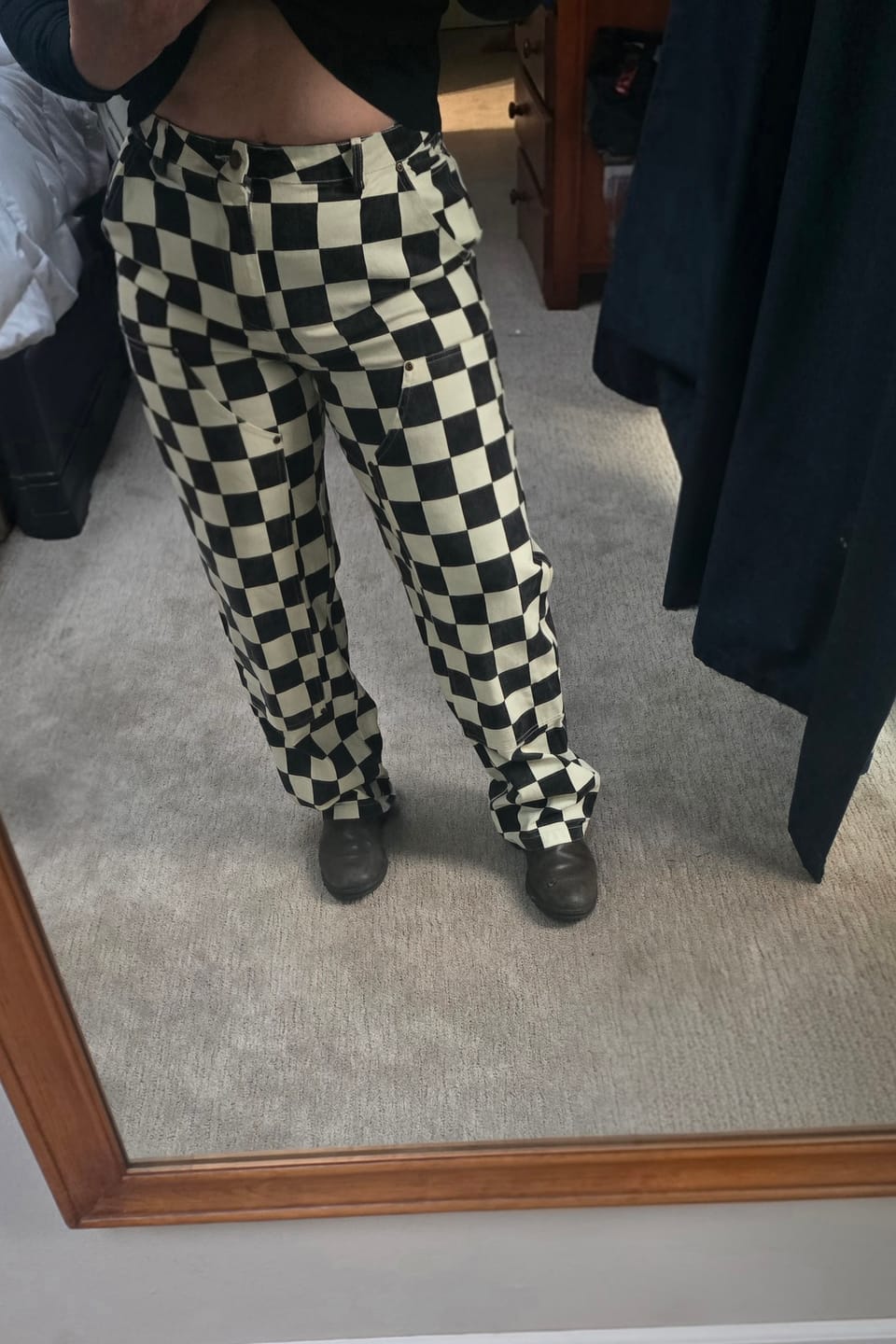Customer photo review of Gravedigger Carpenter Pant - Checkered