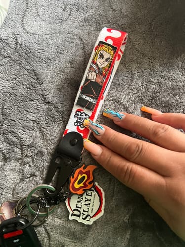 Customer photo review of Rengoku Keystrap Bundle (Demon Slayer)