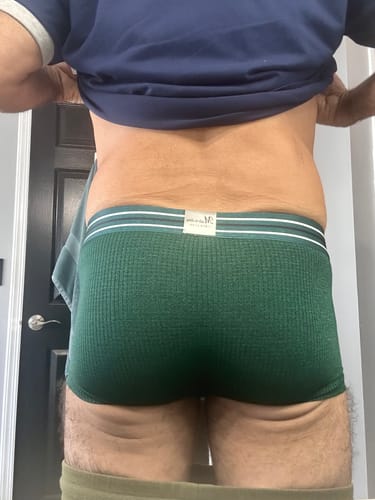 Customer photo review of 2 Pack Separated Pouch Comfy Mens Boxer Briefs